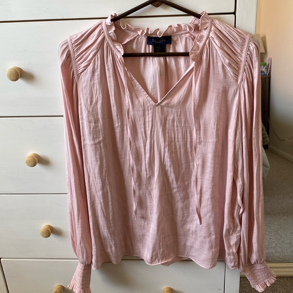 Light pink, Rachel Ray blouse size